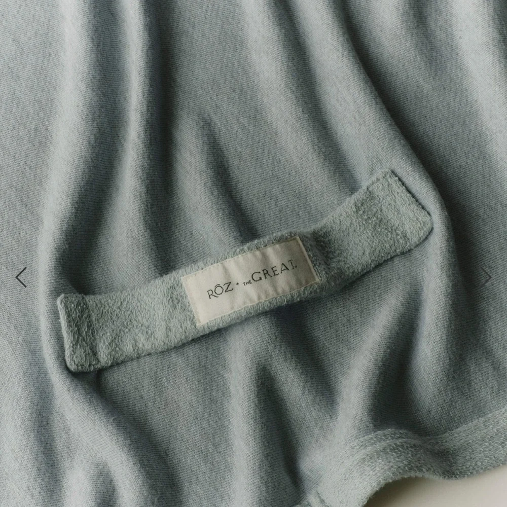 RŌZ + THE GREAT THE SWEATSHIRT HAIR TOWEL